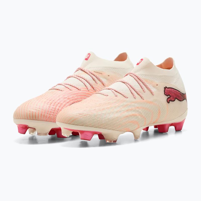 Kopačky PUMA Future 9 Ultimate FG sugared almond/puma white/ultra red/puma black 3