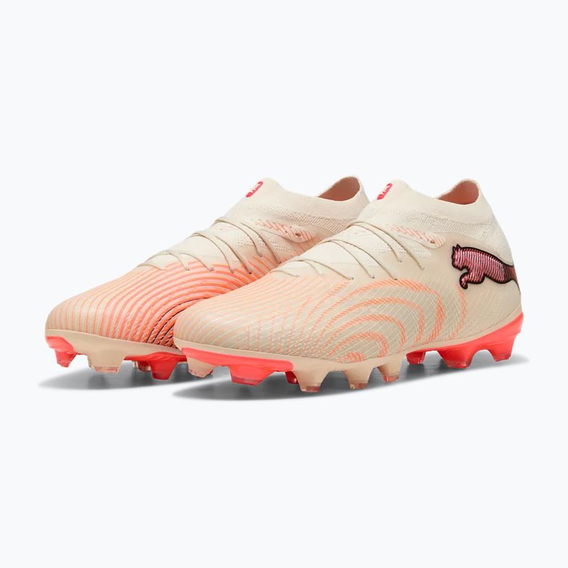 Kopačky PUMA Future 9 Pro FG/AG sugared almond/puma white/ultra red/puma black 3