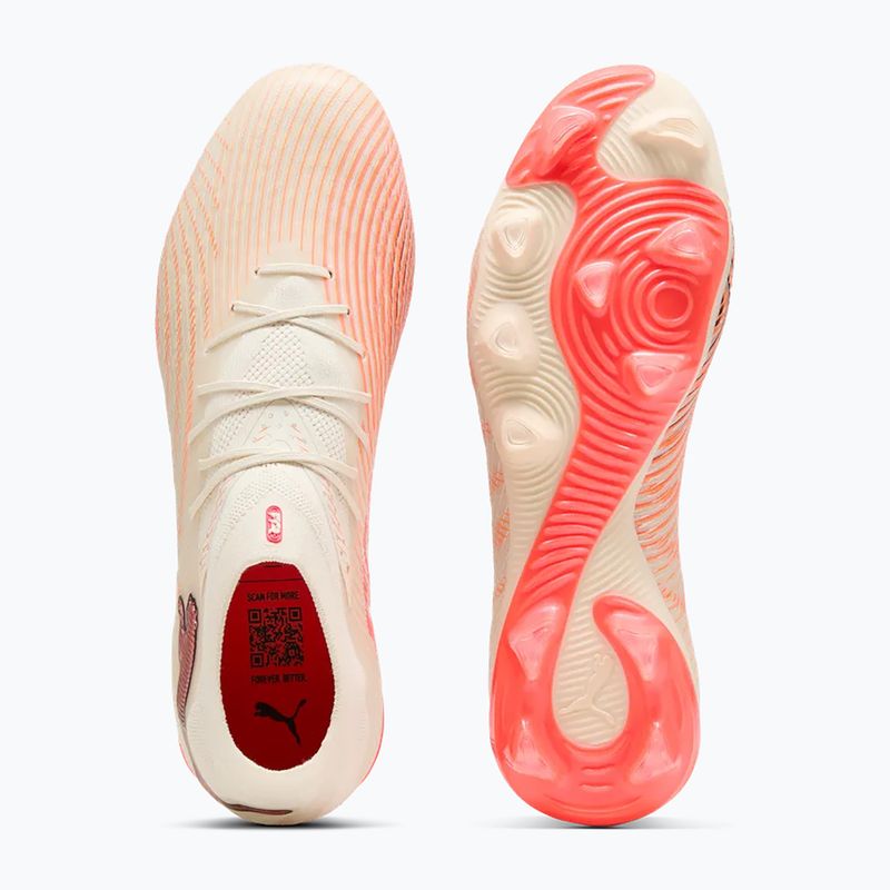 Kopačky PUMA Future 9 Pro FG/AG sugared almond/puma white/ultra red/puma black 5