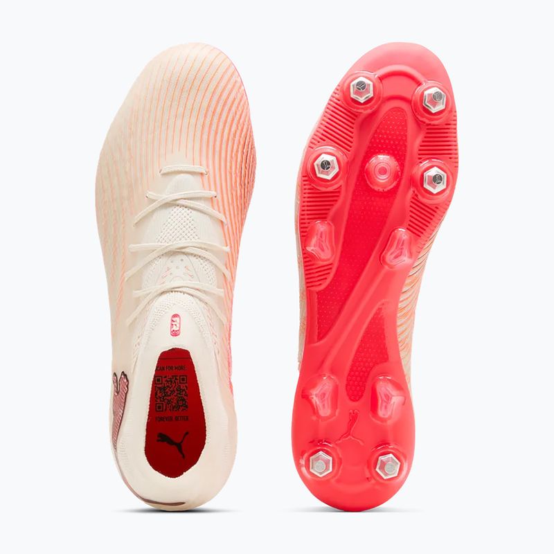 Kopačky PUMA Future 9 Pro MxSG sugared almond/puma white/ultra red/puma black 5
