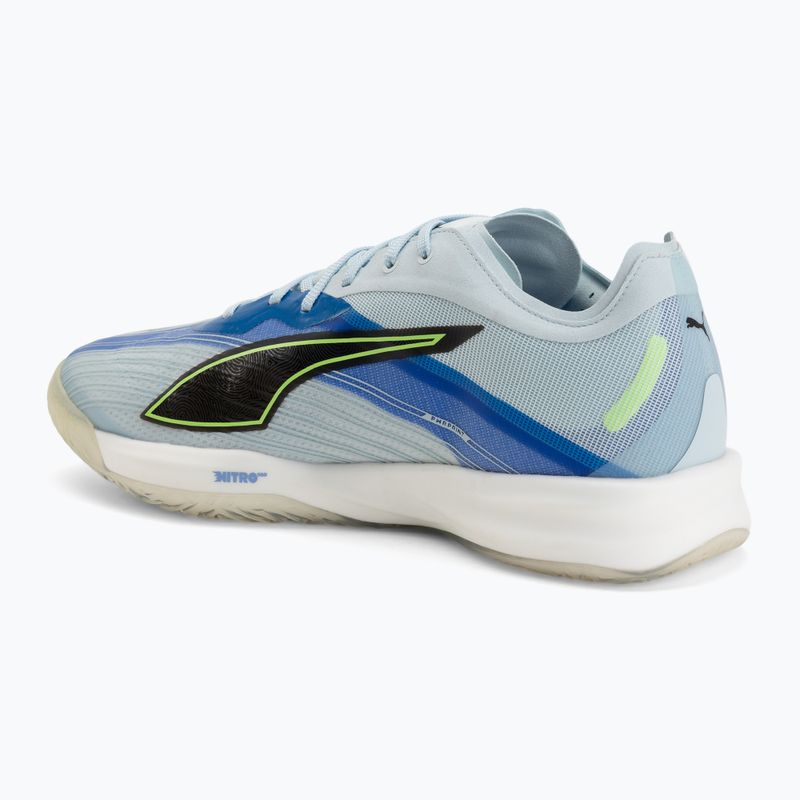 Hádzanárske topánky PUMA Accelerate Nitro SQD 5 aqua glow/puma black/green glare/royal sapphire 3