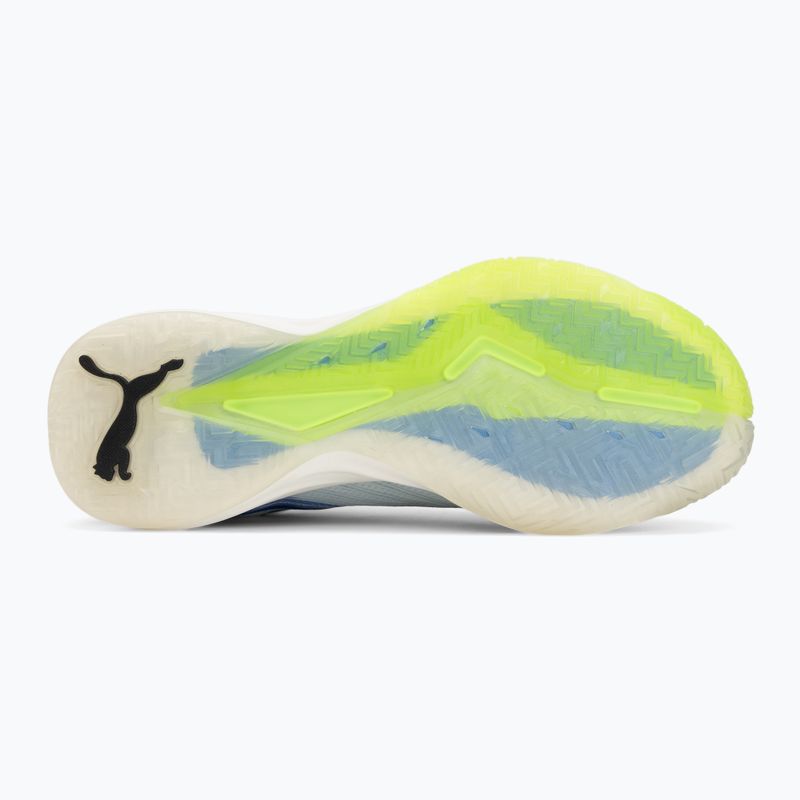 Hádzanárske topánky PUMA Accelerate Nitro SQD 5 aqua glow/puma black/green glare/royal sapphire 4