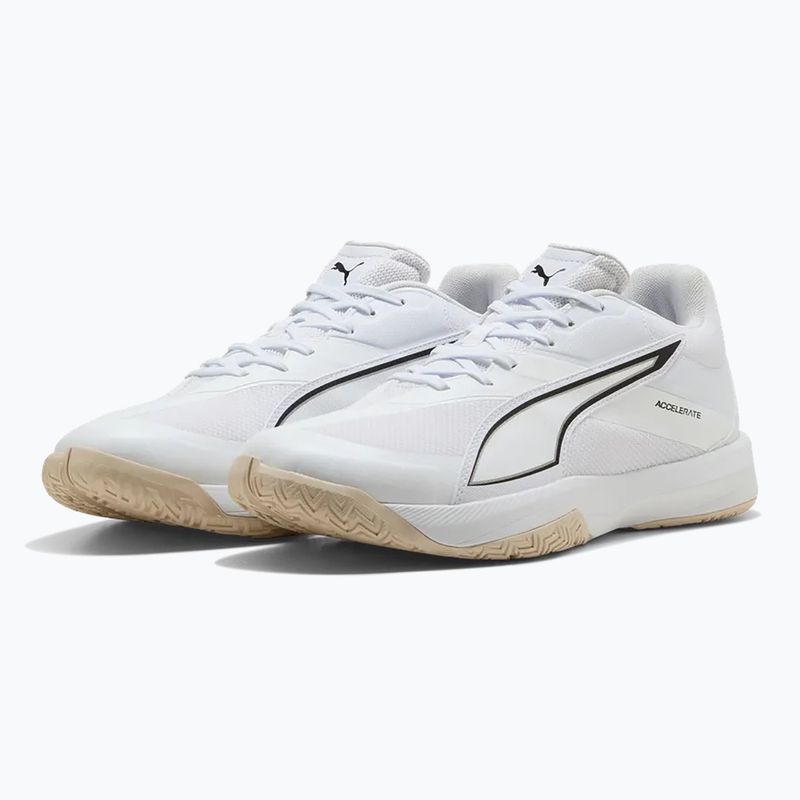 Pánske hádzanárske topánky PUMA Accelerate Pro 5 white 3