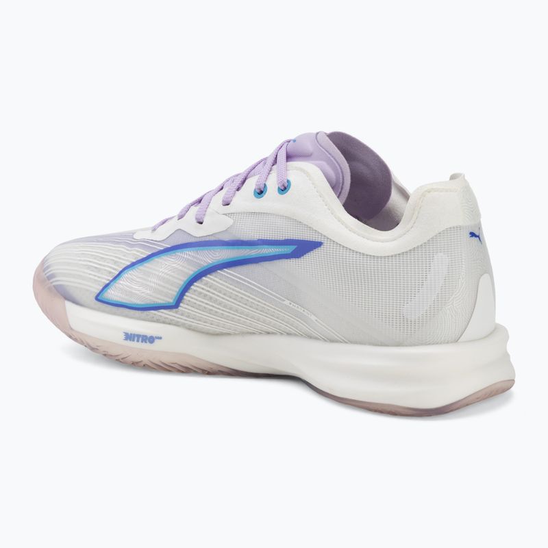Hádzanárske topánky PUMA Accelerate Nitro SQD 5 puma white/royal sapphire/light lavender 3