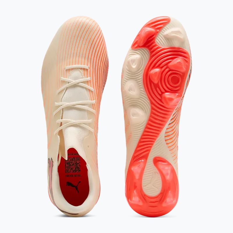 Kopačky PUMA Future 9 Match Fusion FG/AG sugared almond/puma white/ultra red/puma black 3