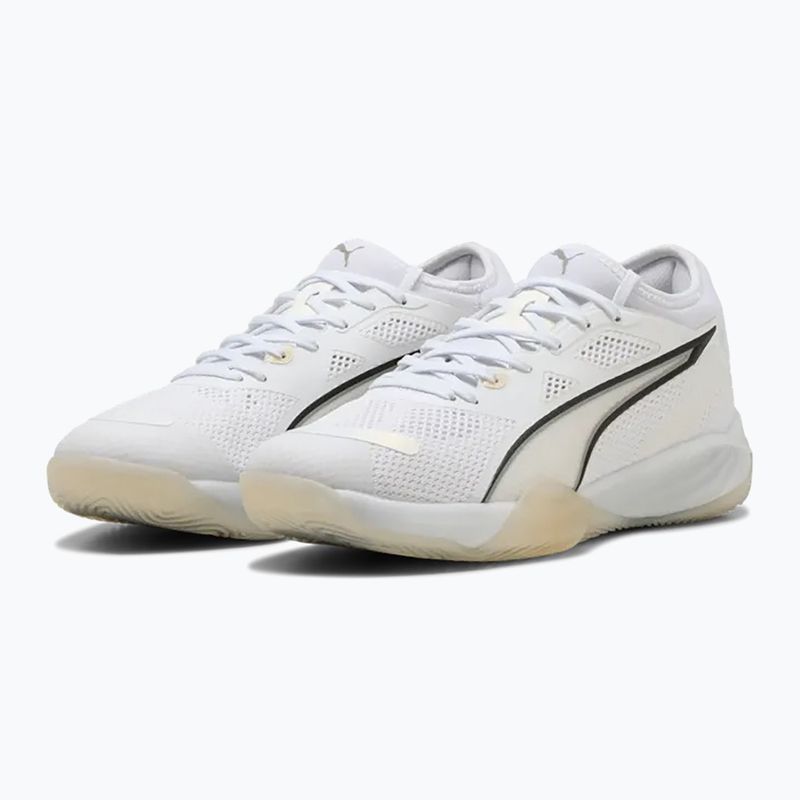 Pánske hádzanárske topánky PUMA Eliminate NITRO SQD 4 white 2