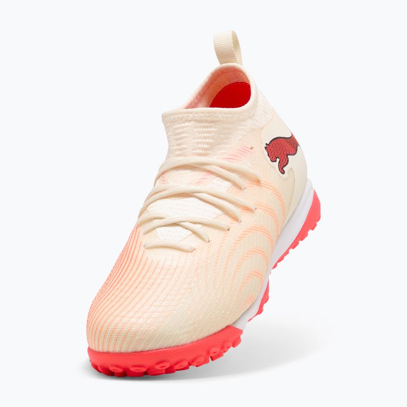 Detské kopačky PUMA Future 9 Match TT+ Mid Jr sugared almond/puma white/ultra red/puma black 4