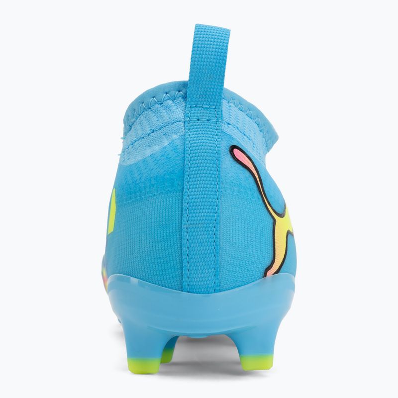 Detské kopačky PUMA Future 9 Match Advanced Level FG/AG Jr puma white/blue glimmer/pink glimmer/yellow alert 6