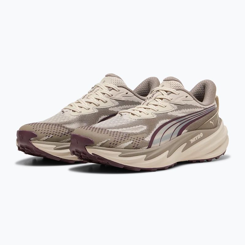 Dámske bežecké topánky Puma Velocity NITRO Trail silver fog/ruby 3