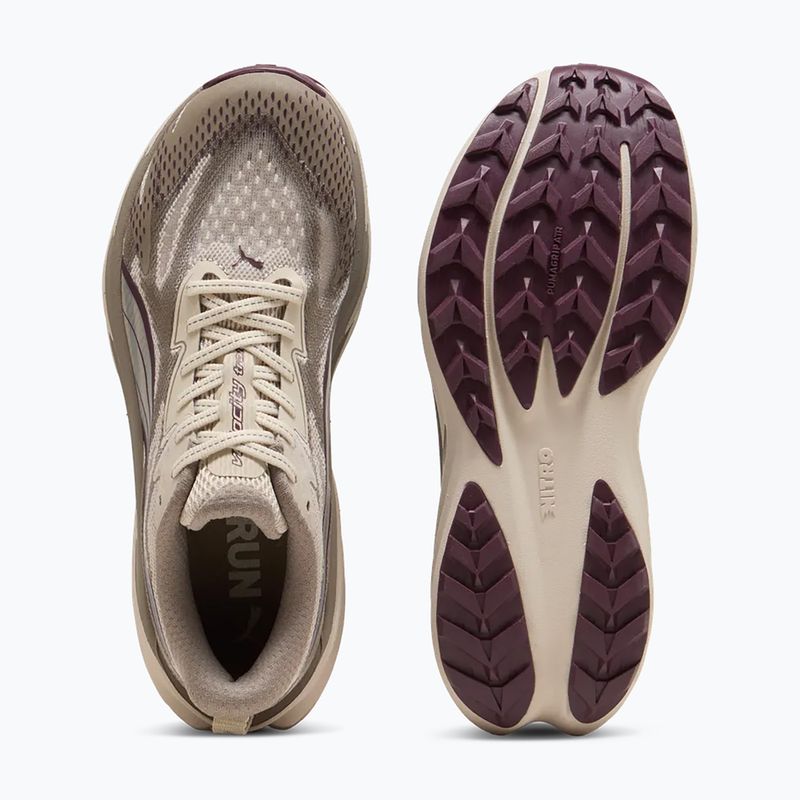 Dámske bežecké topánky Puma Velocity NITRO Trail silver fog/ruby 4