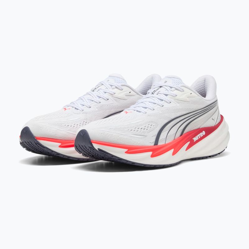 Pánske bežecké topánky Puma Velocity Nitro 5 puma white/ultra red 3