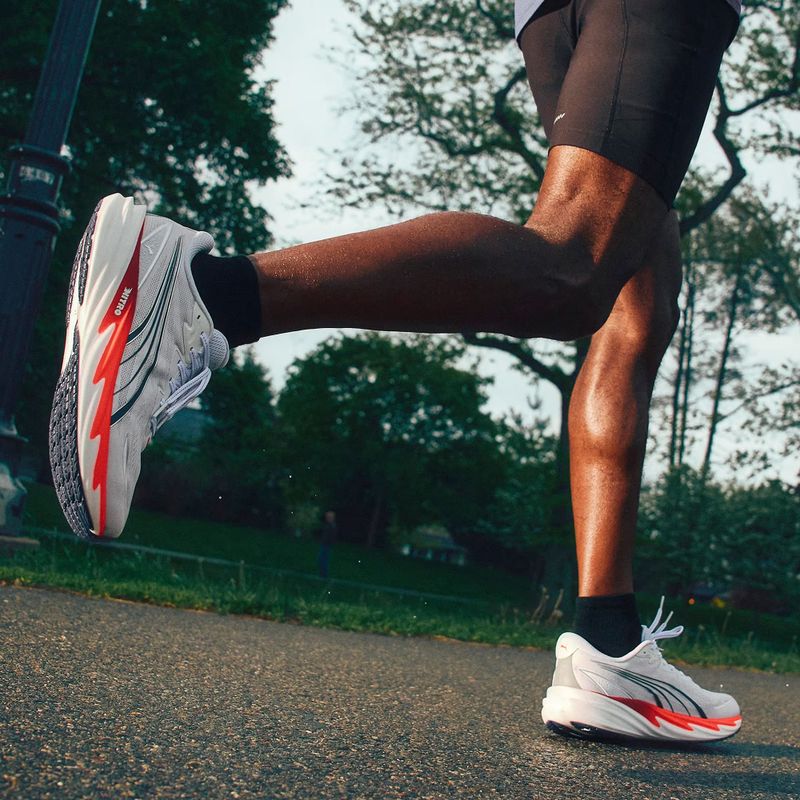 Pánske bežecké topánky Puma Velocity Nitro 5 puma white/ultra red 9
