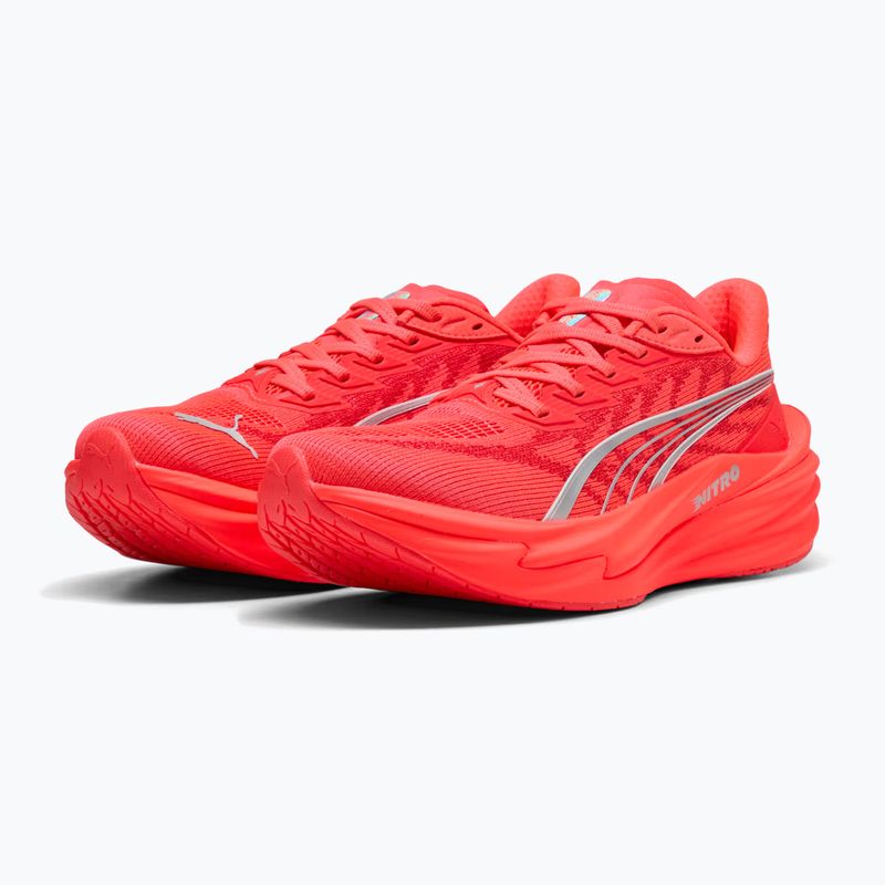 Dámske bežecké topánky PUMA Deviate Nitro 4 ultra red/puma silver 3