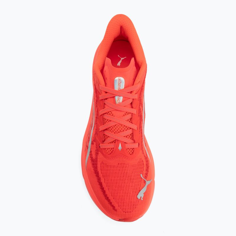 Pánske bežecké topánky PUMA Deviate Nitro 4 ultra red/puma silver 5