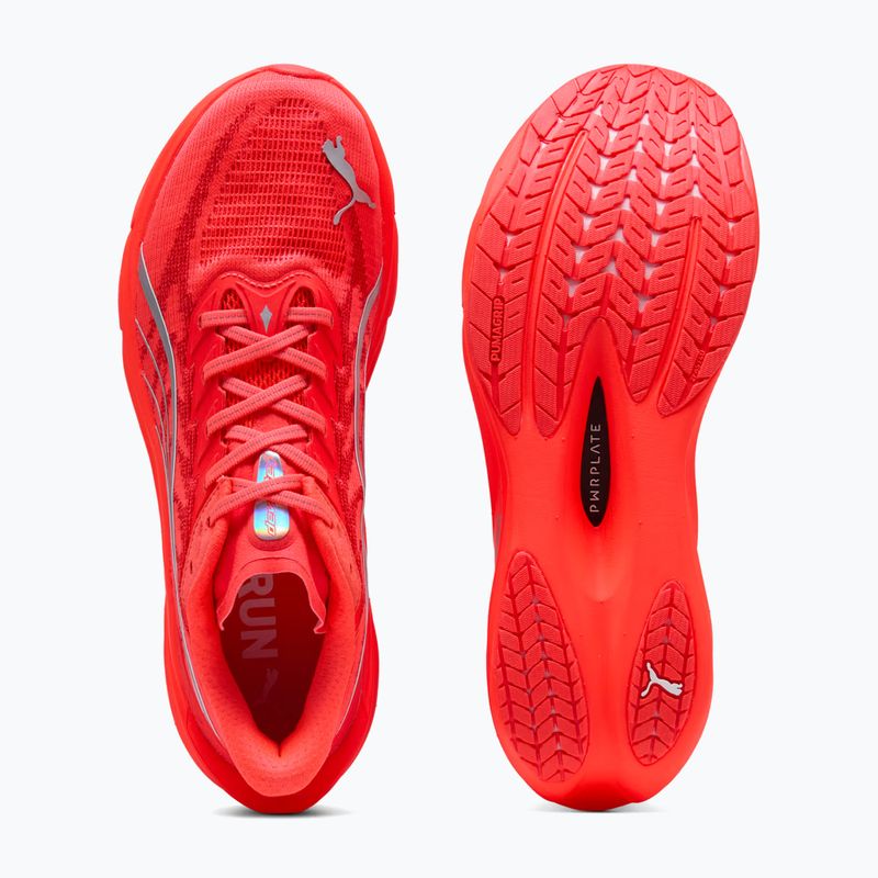 Pánske bežecké topánky PUMA Deviate Nitro 4 ultra red/puma silver 5