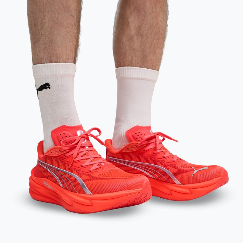 Pánske bežecké topánky PUMA Deviate Nitro 4 ultra red/puma silver 7