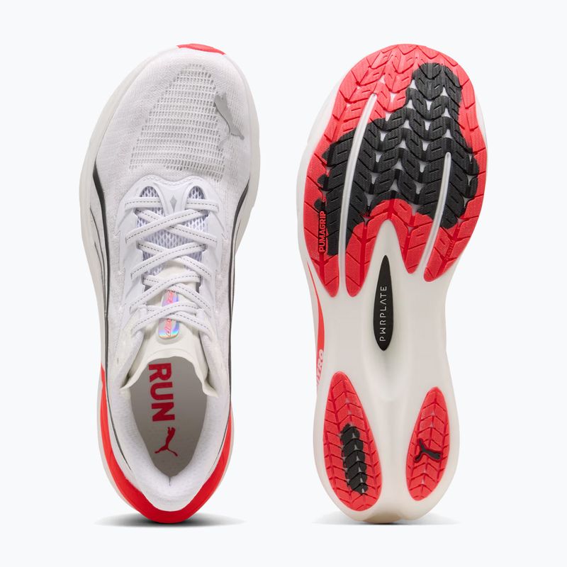 Pánske bežecké topánky PUMA Deviate Nitro 4 puma white/ultra red 5