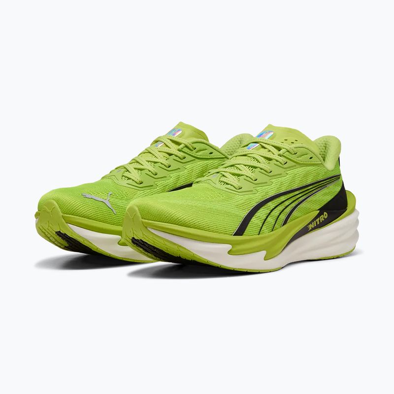 Pánske bežecké topánky PUMA Deviate Nitro 4 sunny lime/puma black 3