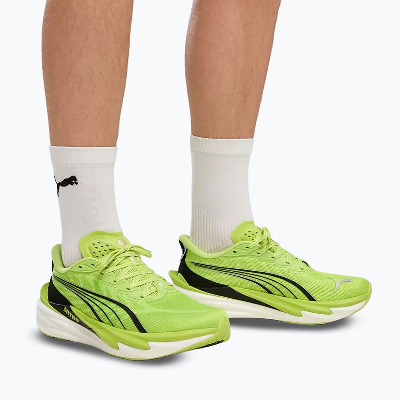 Pánske bežecké topánky PUMA Deviate Nitro 4 sunny lime/puma black 6