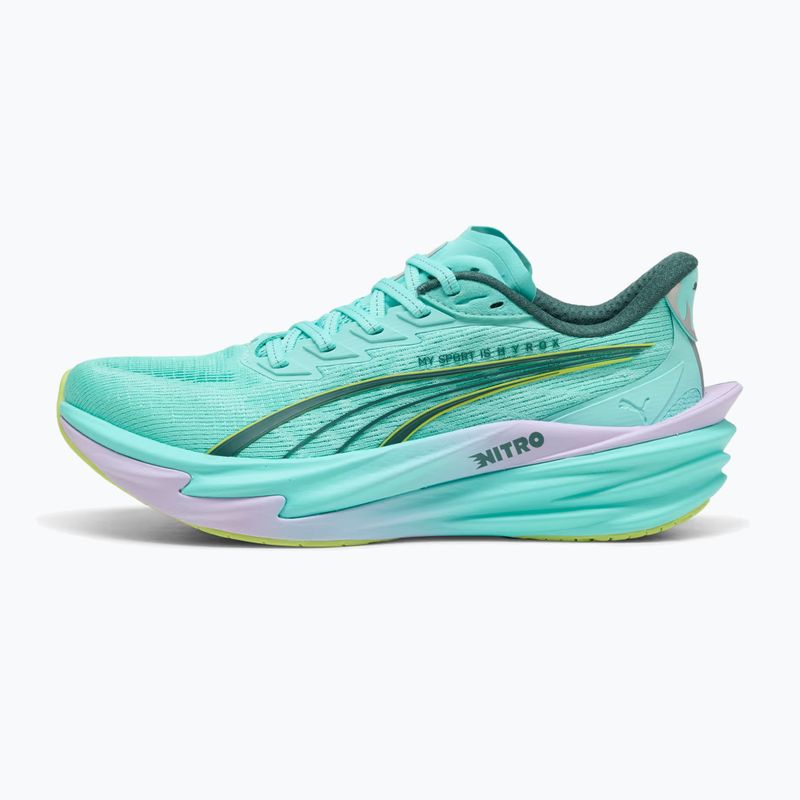 Dámske tréningové topánky PUMA x HYROX Deviate Nitro 4 intenzívna mäta/svetlá levanduľa 8