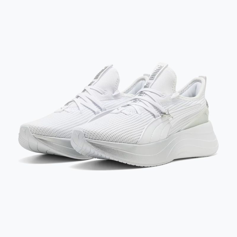 Dámske topánky PUMA Softride Sabrina Polished Chrome puma white/silver mist/puma silver 3