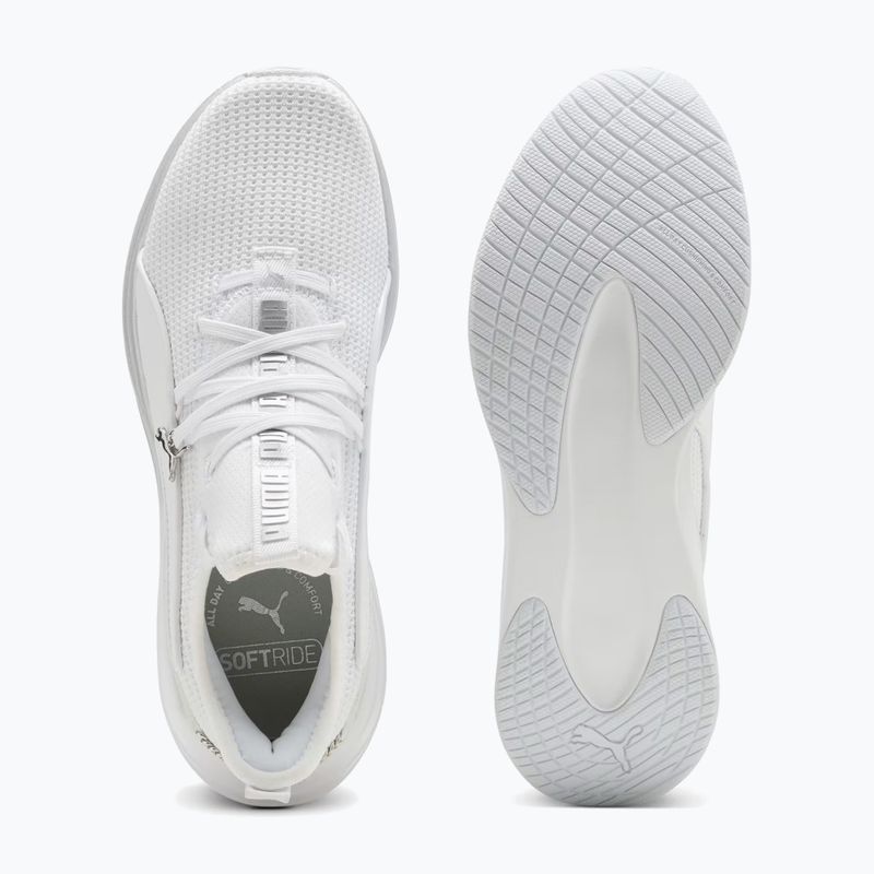 Dámske topánky PUMA Softride Sabrina Polished Chrome puma white/silver mist/puma silver 5