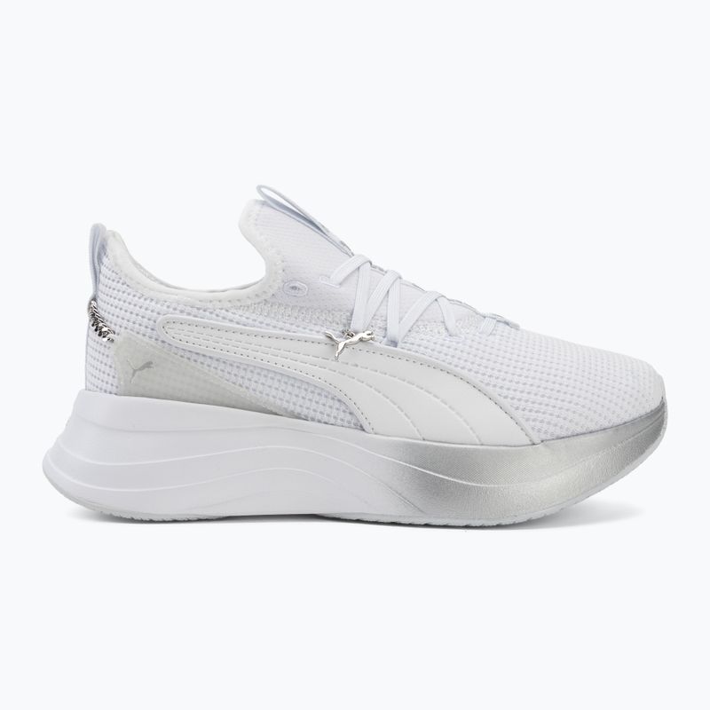 Dámske topánky PUMA Softride Sabrina Polished Chrome puma white/silver mist/puma silver 2