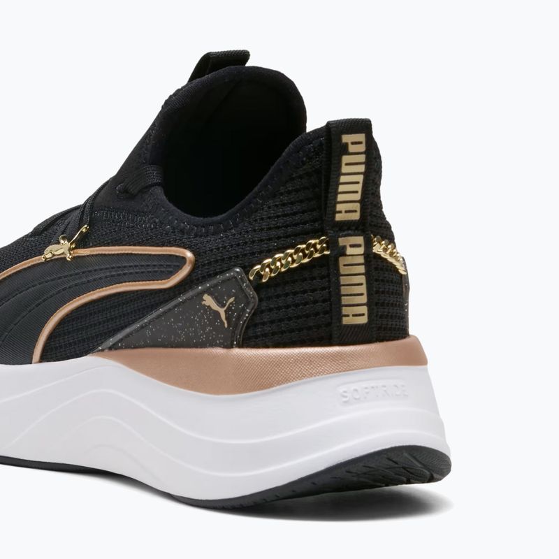 Dámske topánky PUMA Softride Sabrina Polished Chrome puma black/puma white/puma gold 6