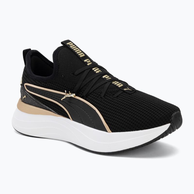 Dámske topánky PUMA Softride Sabrina Polished Chrome puma black/puma white/puma gold