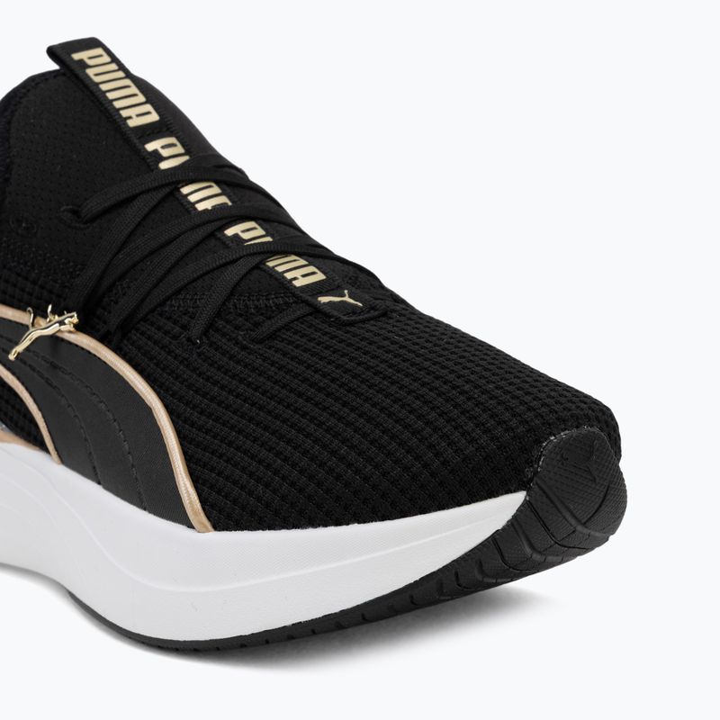 Dámske topánky PUMA Softride Sabrina Polished Chrome puma black/puma white/puma gold 7
