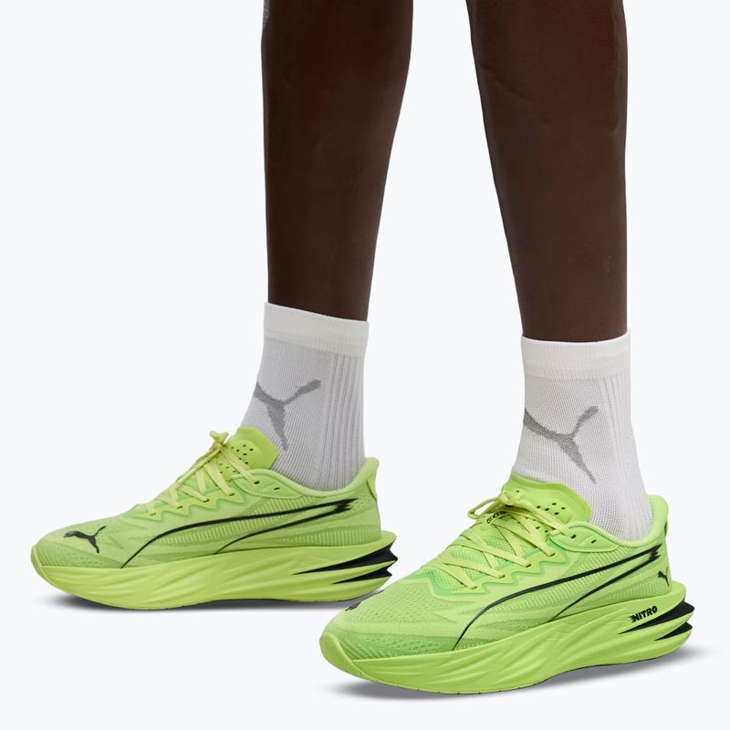 Pánske bežecké topánky Puma Deviate Pure Nitro sunny lime/puma black 6