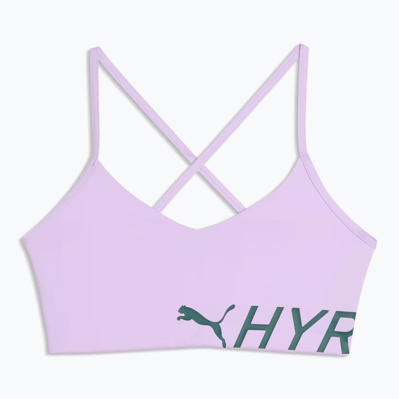 Športová podprsenka PUMA x HYROX Strappy Pwrmode svetlofialová 4