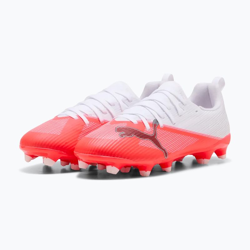 Detské kopačky PUMA Ultra 7 Match FG/AG Jr ultra red/puma black/puma white 3