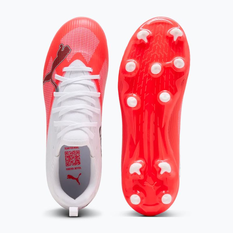 Detské kopačky PUMA Ultra 7 Match FG/AG Jr ultra red/puma black/puma white 5