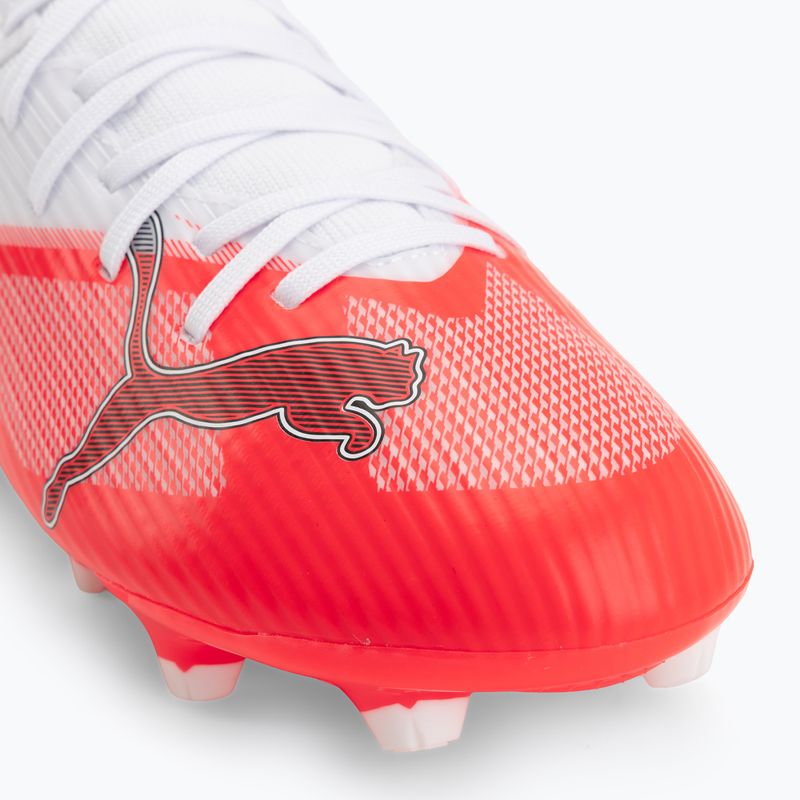 Detské kopačky PUMA Ultra 7 Match FG/AG Jr ultra red/puma black/puma white 7