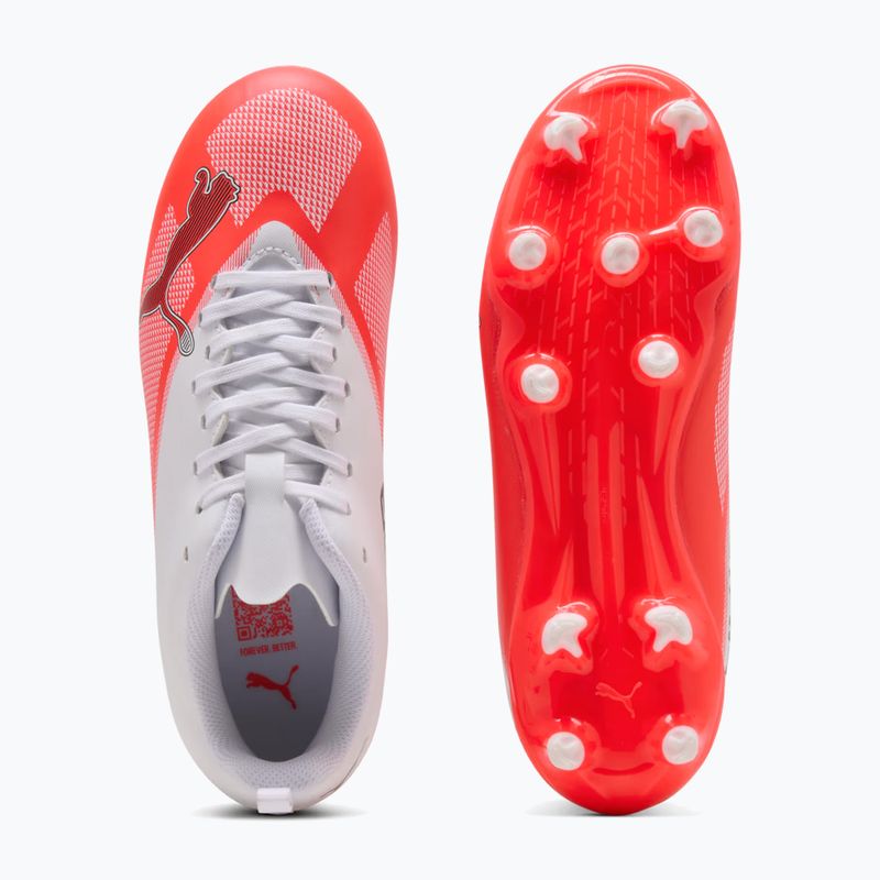 Detské kopačky Puma Ultra 7 Play FG/AG Jr Ultra Red/Puma Black/Puma White 5