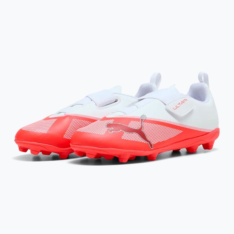 Detské kopačky PUMA Ultra 7 Play V FG/AG RB Jr ultra red/puma black/puma white 3