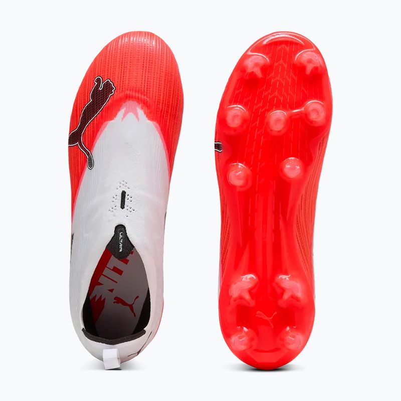 Detské kopačky PUMA Ultra Nitro 7 Ultimate LL FG/AG Jr ultra red/puma black/puma white 3