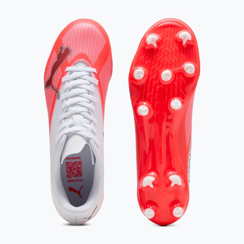 Kopačky PUMA Ultra 7 Play FG/AG ultra red/puma black/puma white 5