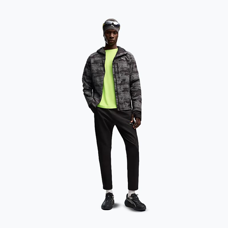 Pánska bežecká bunda PUMA Run Brightstride AOP Primaloft puma black 2