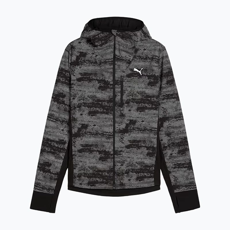 Pánska bežecká bunda PUMA Run Brightstride AOP Primaloft puma black 5