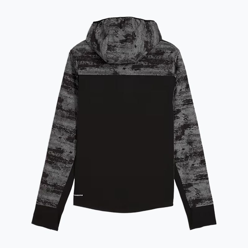 Pánska bežecká bunda PUMA Run Brightstride AOP Primaloft puma black 6