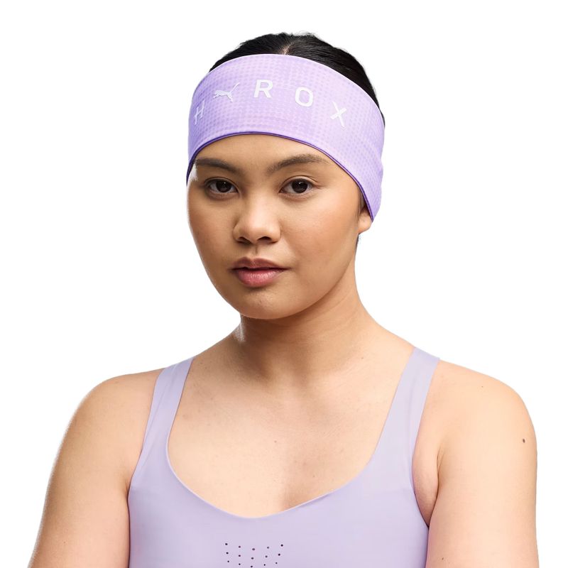 Opasok na hlavu PUMA x HYROX Headband GR svetlá levanduľa 2