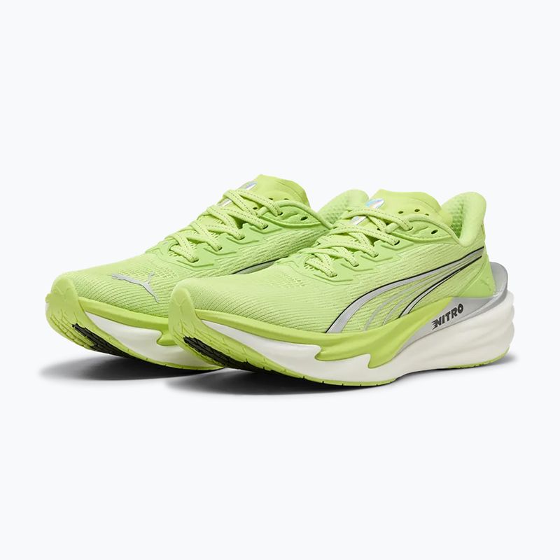 Dámske bežecké topánky PUMA Deviate Nitro 4 sunny lime/puma silver 3