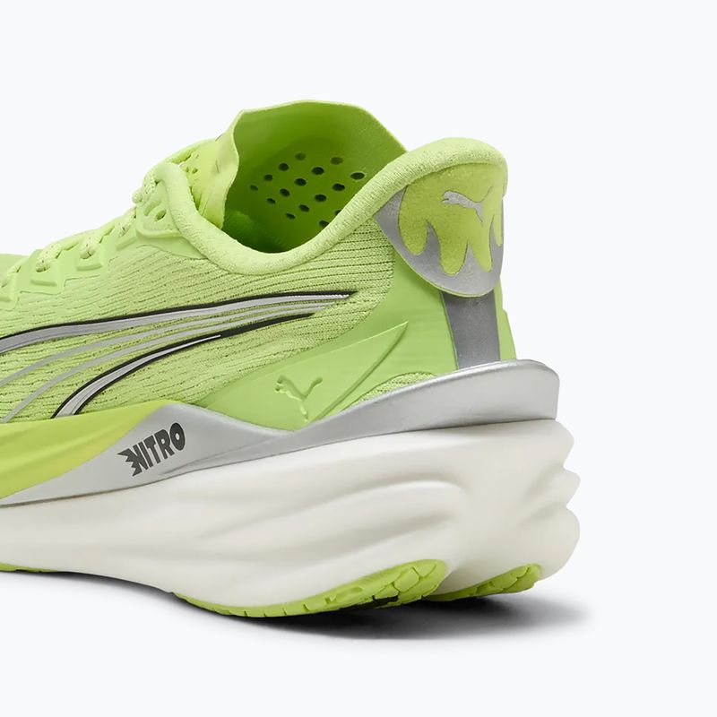 Dámske bežecké topánky PUMA Deviate Nitro 4 sunny lime/puma silver 5