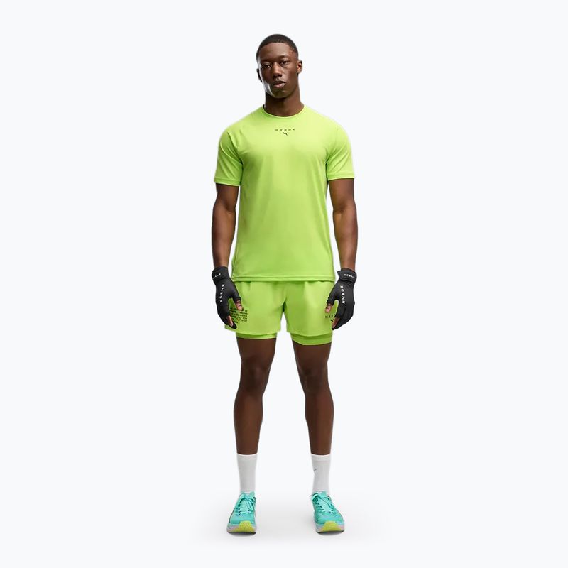Pánska tréningová tričko PUMA x HYROX Pwrmode sunny lime 2