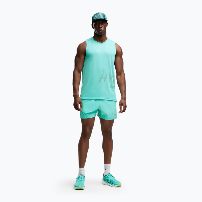 Pánske tréningové tričko Puma Hyrx Pwrmode Training Tank intense turquise 2