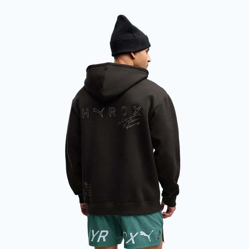 Pánska mikina PUMA x HYROX Heavyweight Hoodie puma black 3