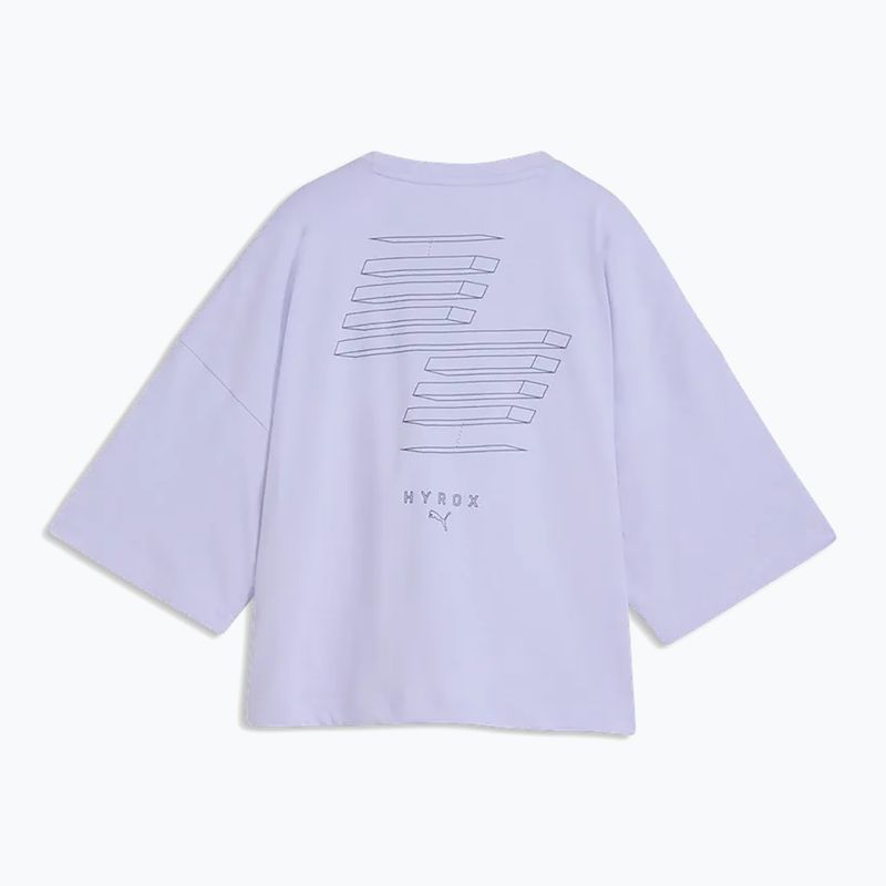 Dámske tréningové tričko Puma Hyrox Cropped Lifestyle light violet 5
