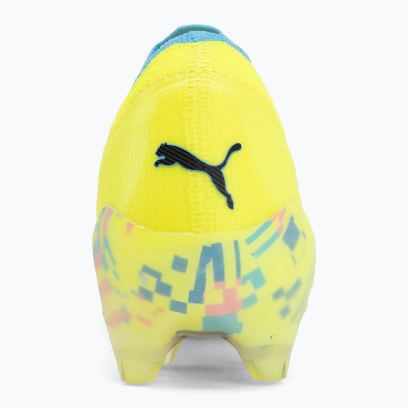 Kopačky PUMA Ultra Nitro 7 Ultimate Advanced Level FG puma white/blue glimmer/pink glimmer/yellow alert 6